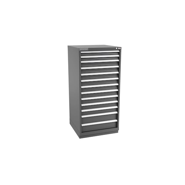 Champion Tool Storage Modular Drawer Cabinet, 13 Drawer, Dark Gray, Steel, 28 in W x 28-1/2 in D x 59-1/2 in H S27001301ILCFTB-DG - main